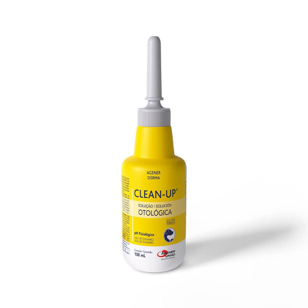 Limpador Auricular Clean Up 100ml para Cães e Gatos — Agener União