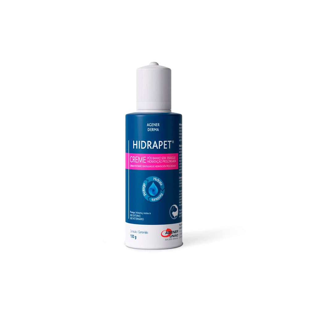 Creme Hidratante Hidrapet 100g para Cães e Gatos – Agener União