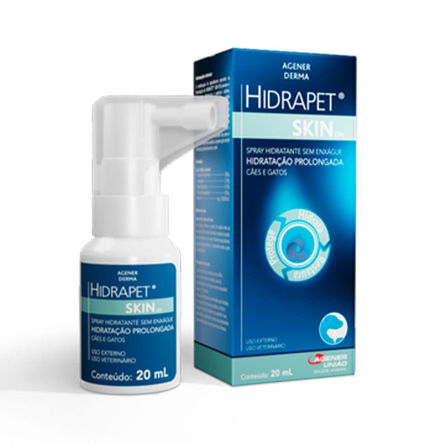 Hidratante de Pele Hidrapet Skin On 20ml para Cães e Gatos — Agener União