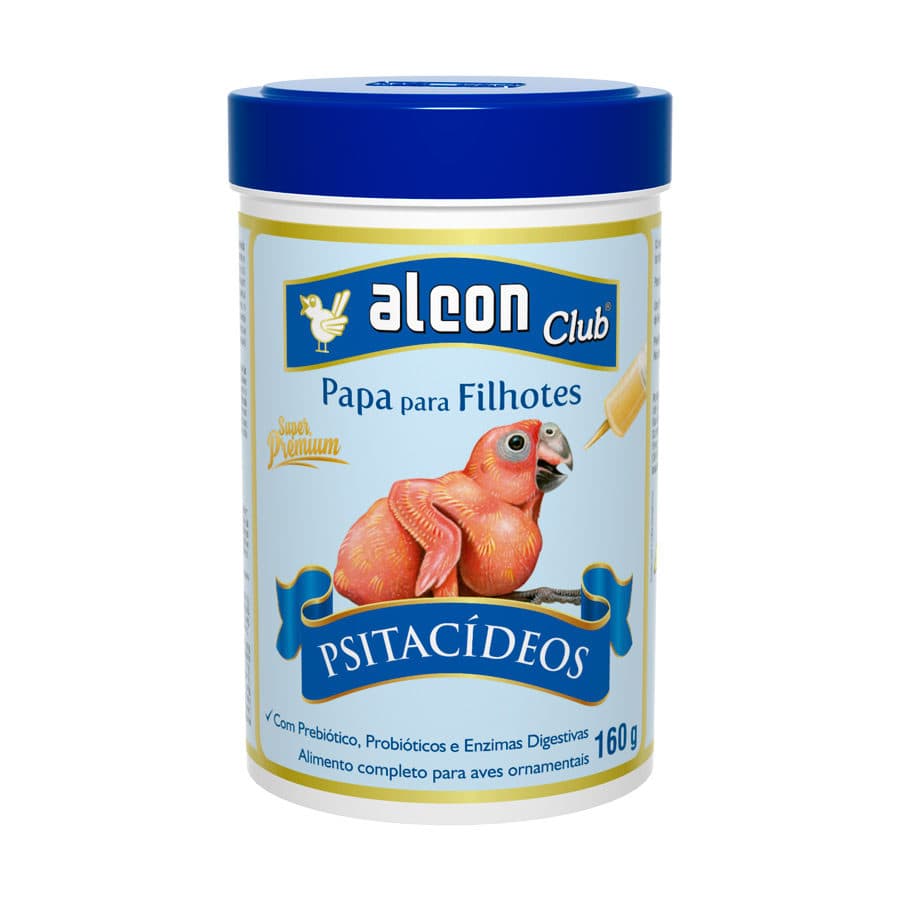 Ração Papa Para Filhotes de Psitacídeos Para Pássaros 160g - Alcon Club