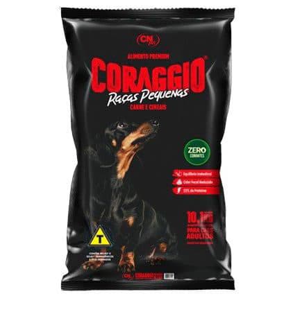 Ração CN Coraggio Para Cães Adultos de Porte Pequeno Sabor Carne e Cereais 10kg – CN Rações