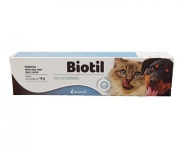 Suplemento Probiótico Biotil 10g (Lactobacillus + Enterococcus) Seringa para Cães e Gatos — Duprat