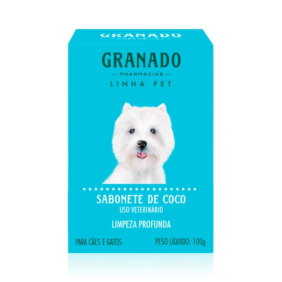 Sabonete Granado Glicerina de Coco 100g para Cães e Gatos – Granado