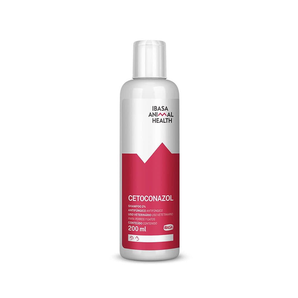 Shampoo Antifúngico Cetoconazol 2% 200ml para Cães e Gatos — Ibasa