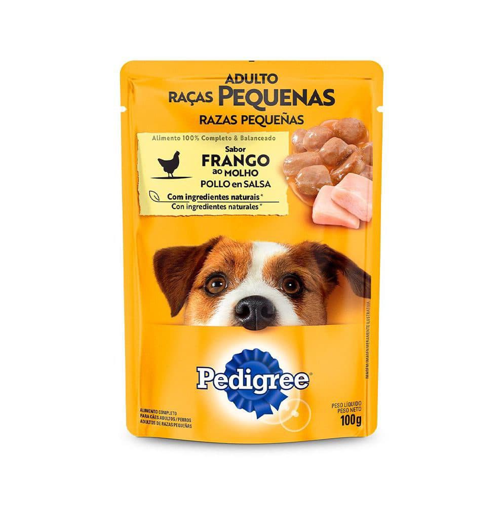 Sachê Pedigree Para Cães Adultos de Porte Pequeno Sabor Frango 100g – Mars Petcare