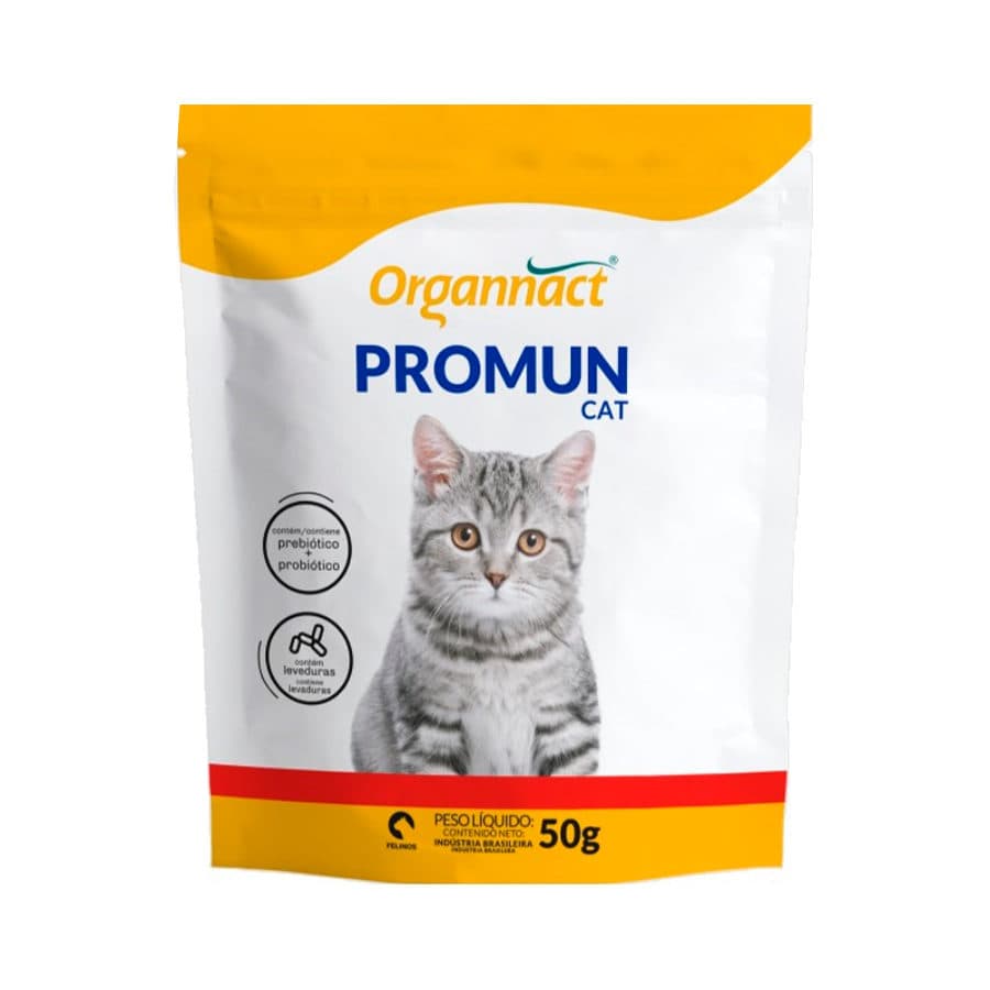 Suplemento Imunológico Promun Cat 50g Pó para Gatos — Organnact
