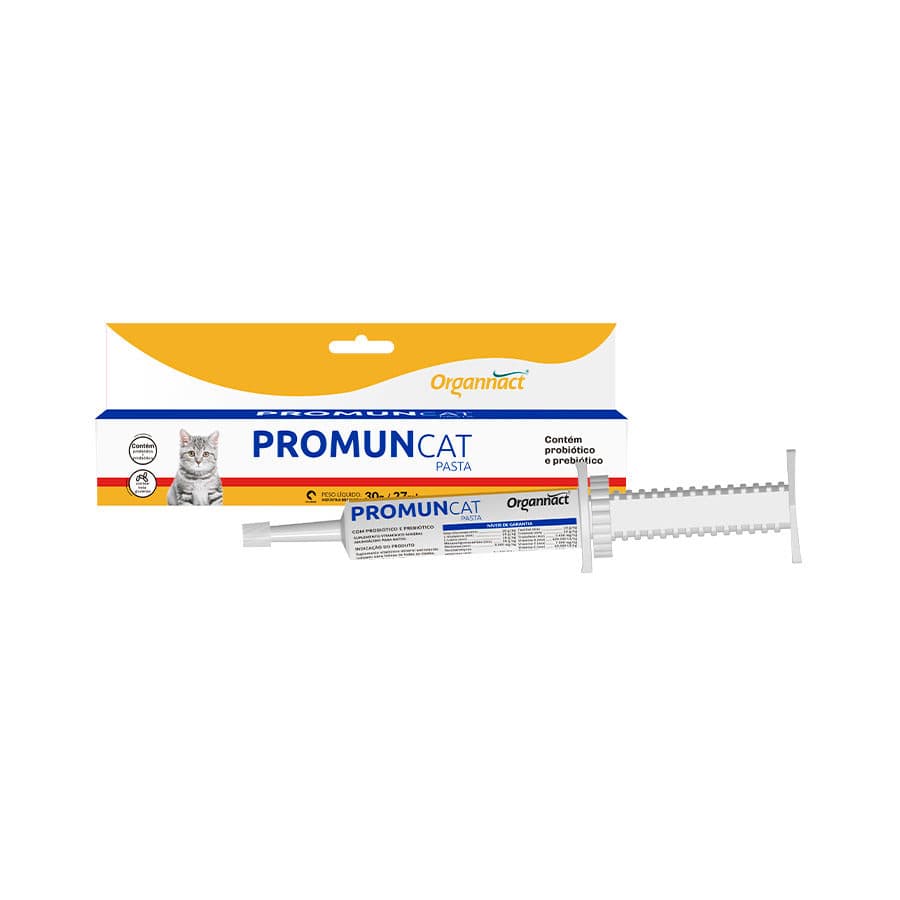 Suplemento Imunológico Promun Cat Pasta para Gatos — Organnact