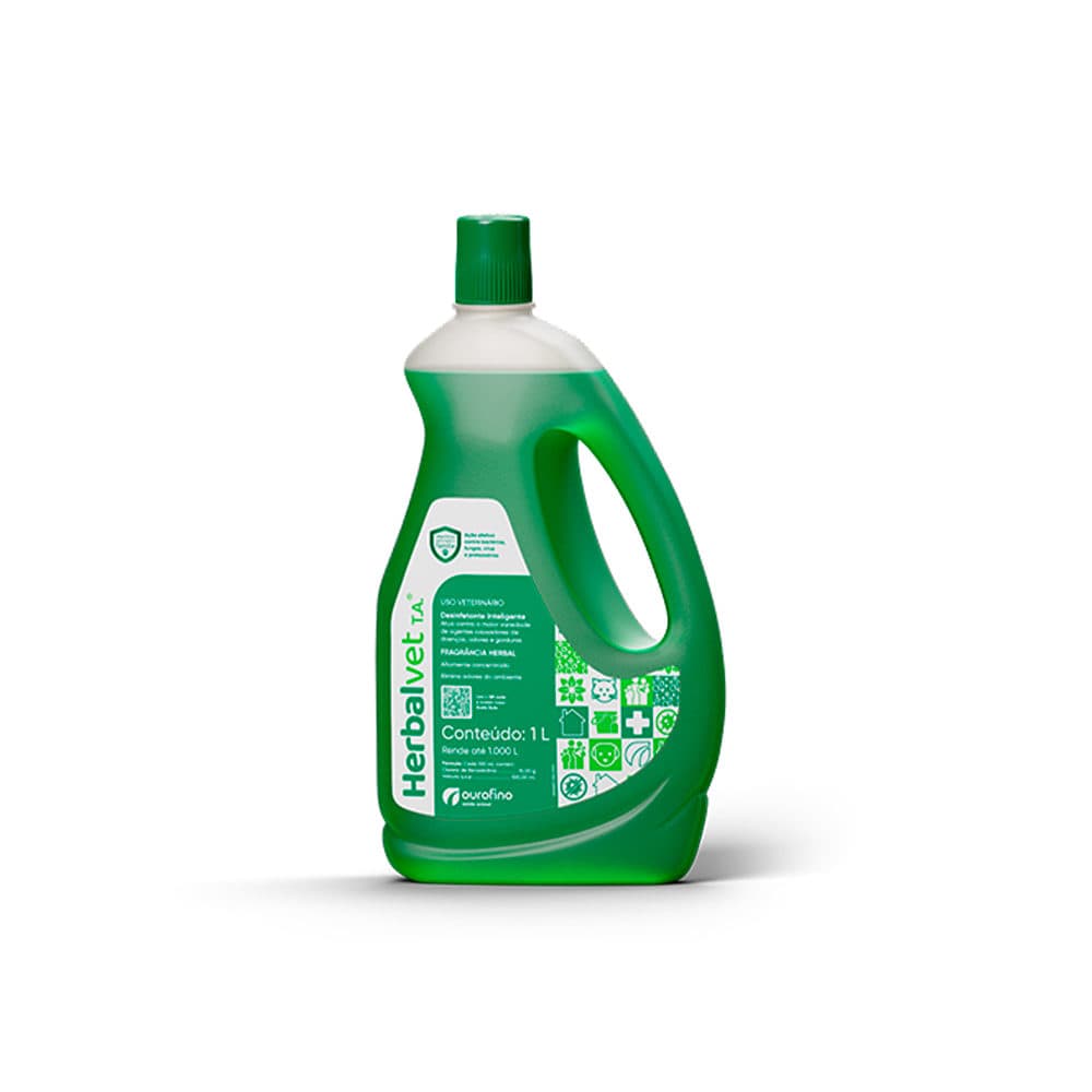 Desinfetante e Eliminador de Odores Herbalvet 1L 1L - Ourofino