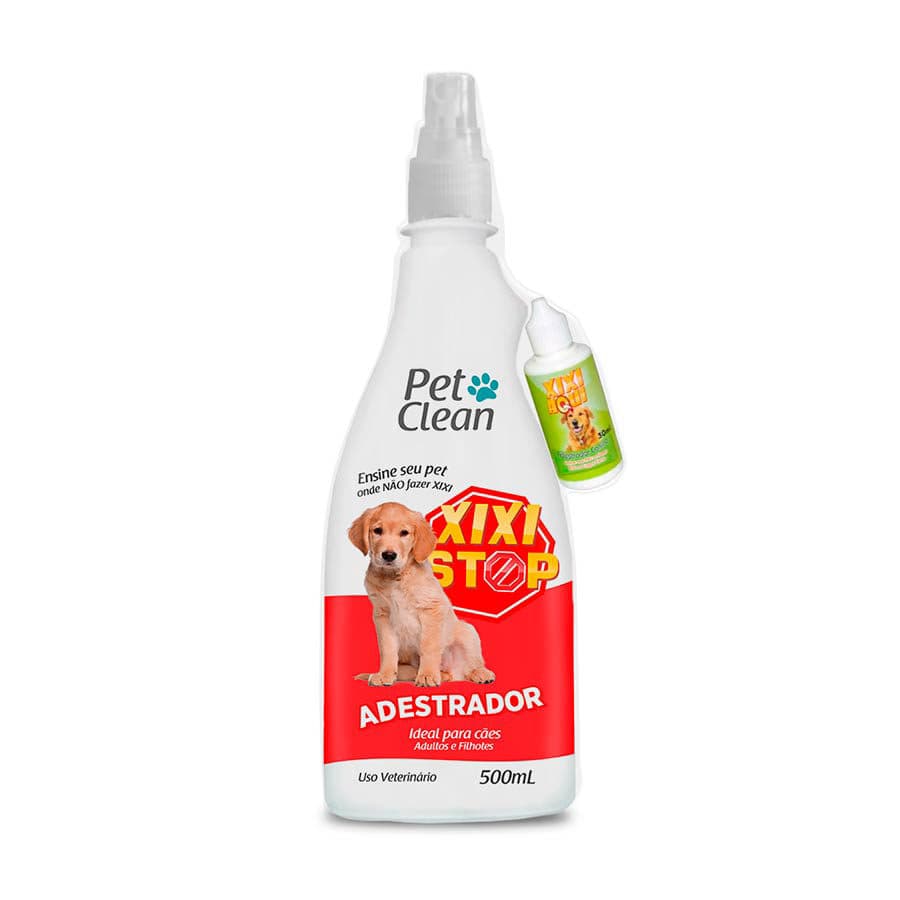 Kit Educador Xixi Stop 500ml + Xixi Aqui 30ml Para Cães - PetClean