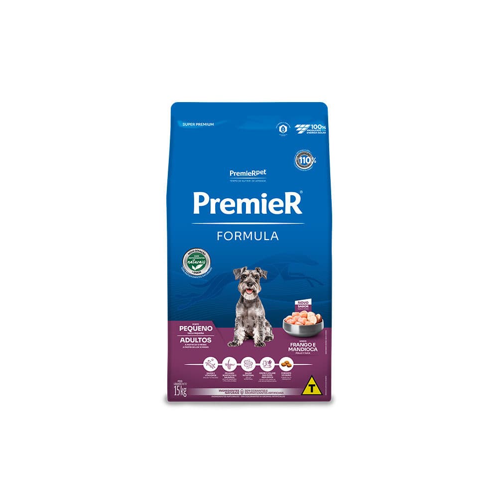 Ração Premier Fórmula Para Cães Adultos de Porte Pequeno 15kg – PremieRpet