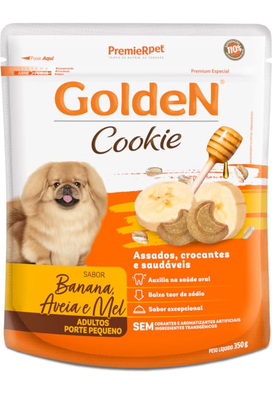 Biscoito Golden Cookie Sabor Banana Para Cães 350g – PremieRpet