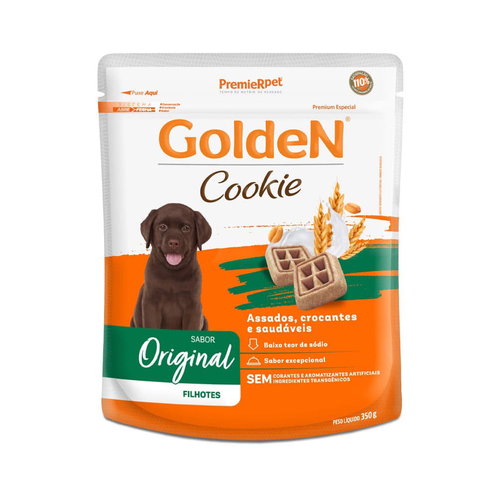 Biscoito Golden Cookie Para Cães Filhotes 350g – PremieRpet