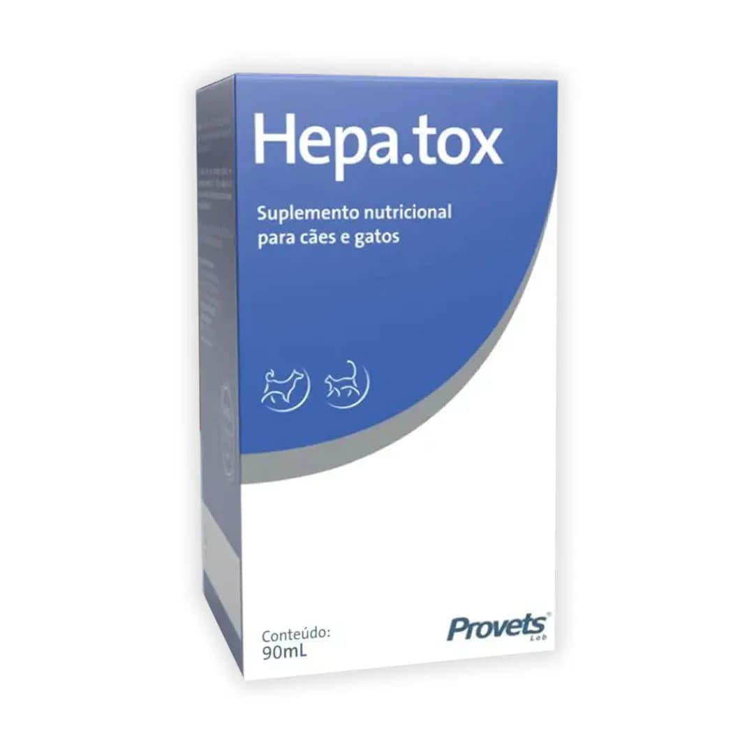 Antitóxico Hepatoprotetor Hepatox 20ml para Cães e Gatos — Provets