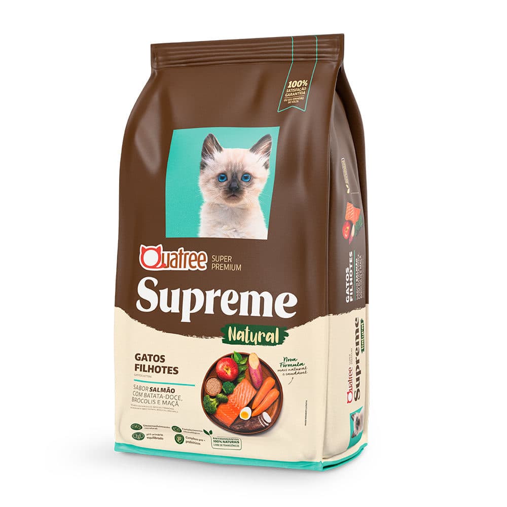 QUATREE SUPREME GATO FILHOTE SALMAO 10KG