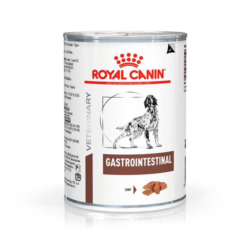 Ração Úmida Royal Canin Veterinary Diet Gastrointestinal Para Cães Adultos com Sensibilidades Gastrointestinais 400g – Royal Canin