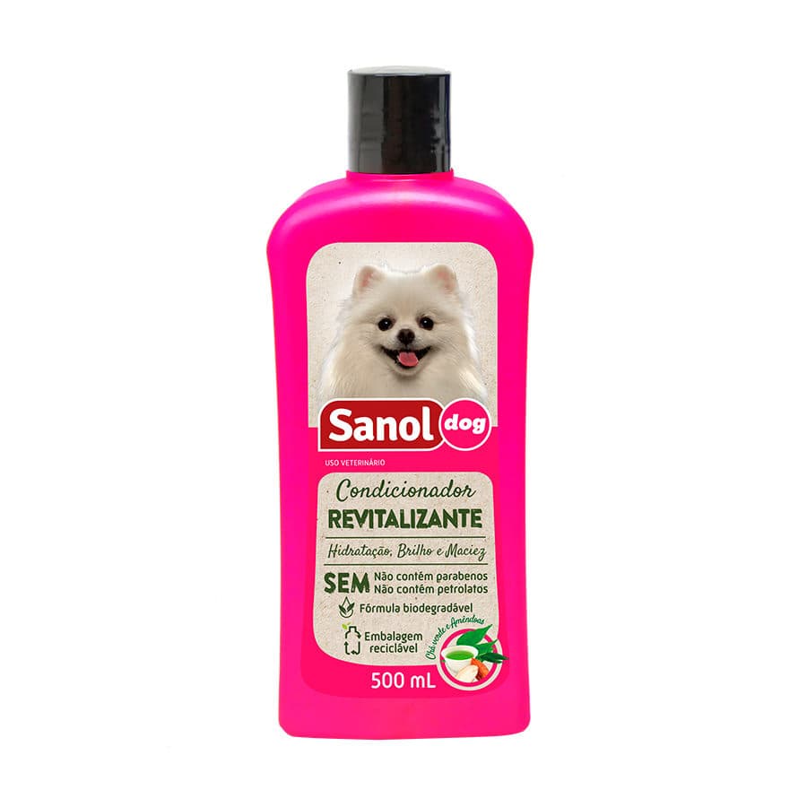 Condicionador Sanol Dog Revitalizz 500ml para Cães e Gatos – Sanol Dog