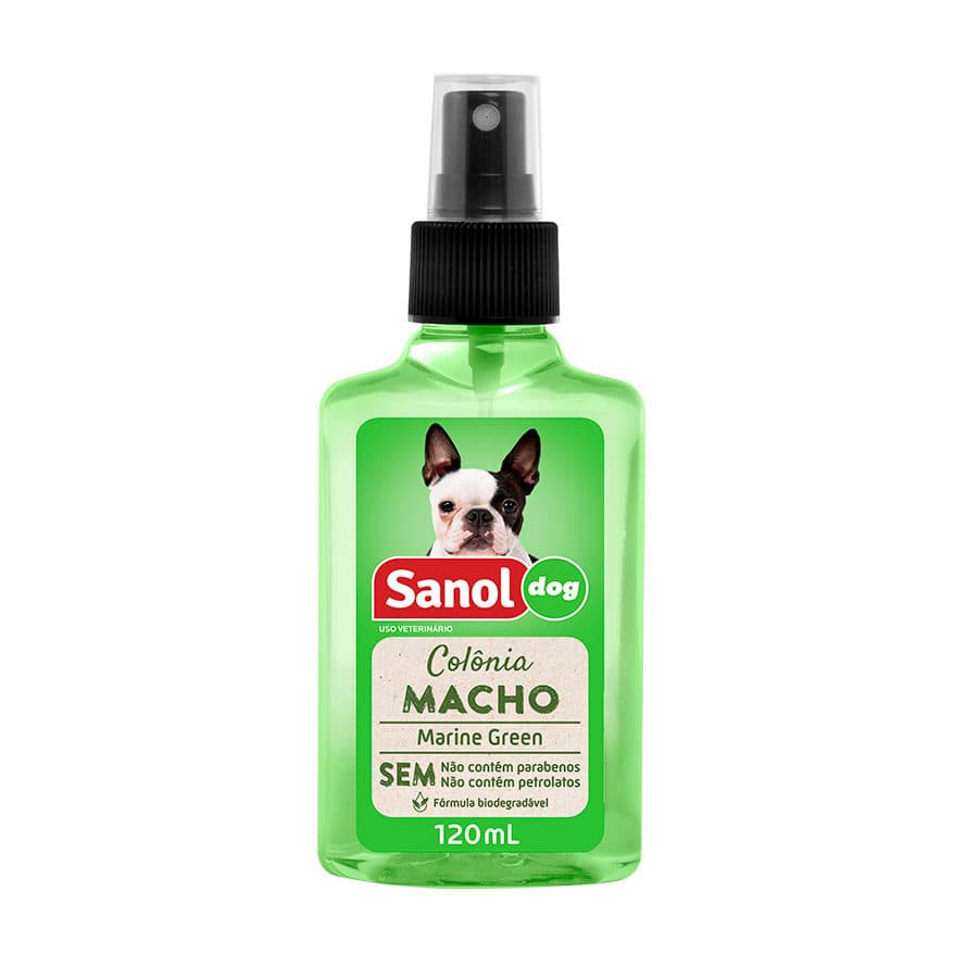 Colônia Sanol Dog Para Machos 120ml para Cães e Gatos – Sanol Dog