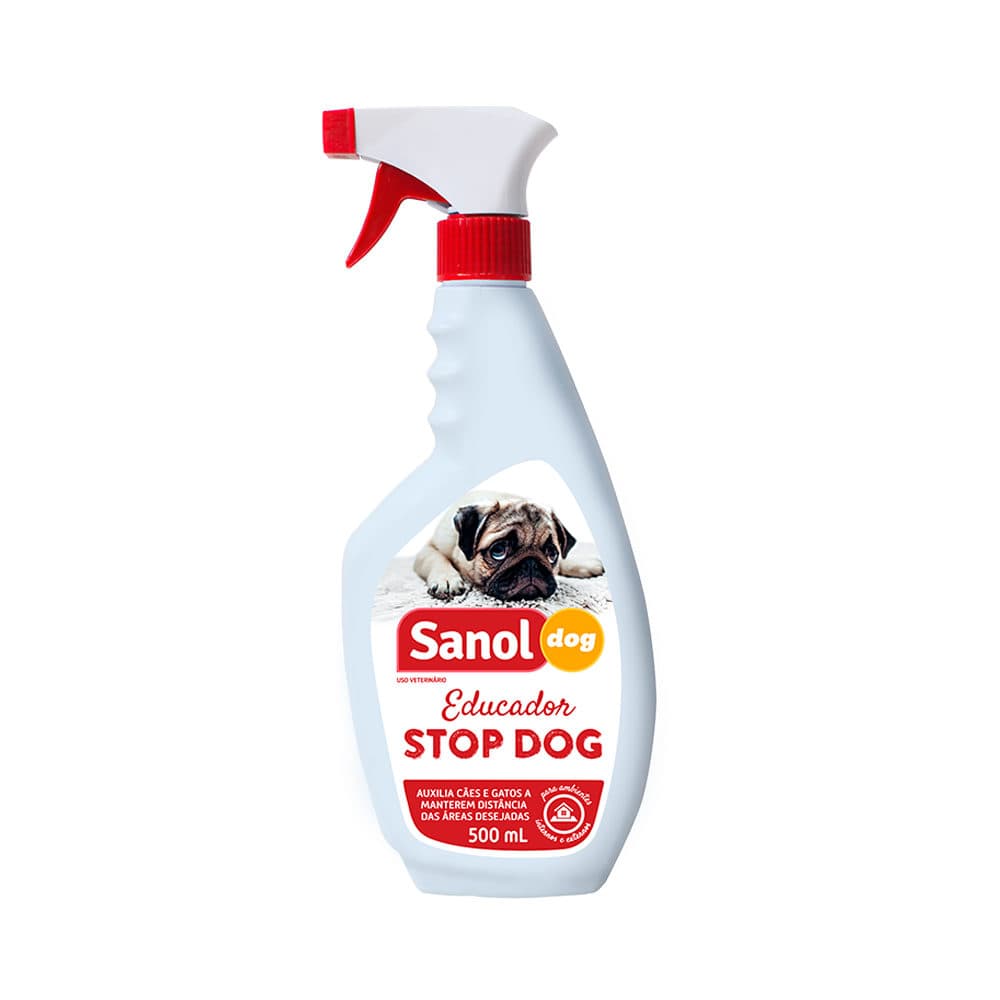 Educador Stop Dog 500ml Para Cães - Sanol Dog