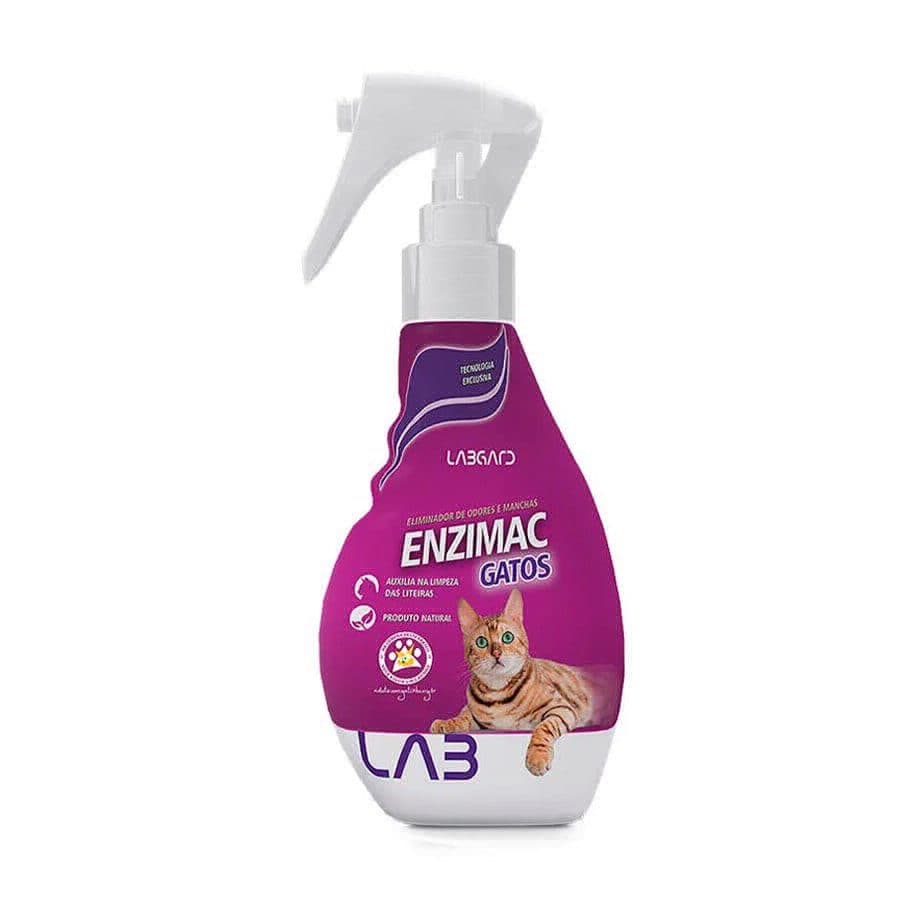 Eliminador de Odores e Manchas Enzimac Spray 150ml Para Gatos - Labgard