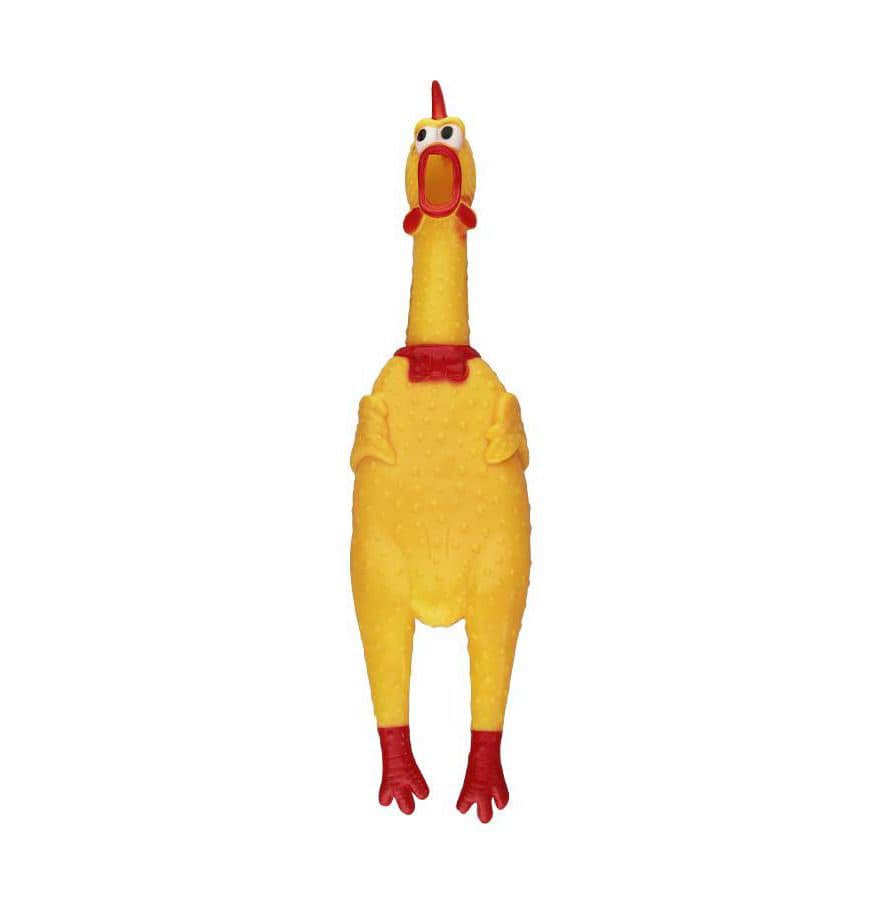 Brinquedo Galinha Sonora Grande 30cm Para Cães