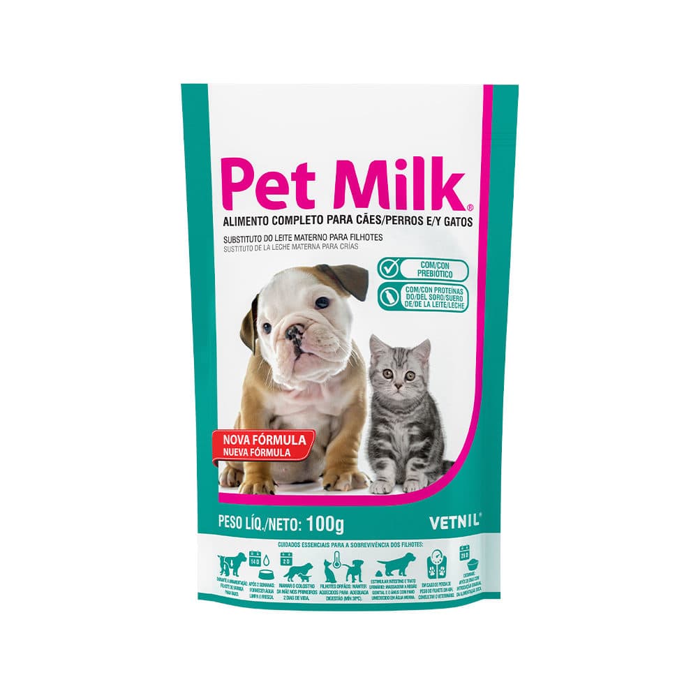 Sachê Pet Milk 100g para Cães – Vetnil